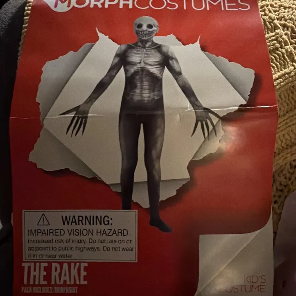 The Rake Full Bodysuit Boys L 10-12 Morph Costumes Horror Cosplay Costume